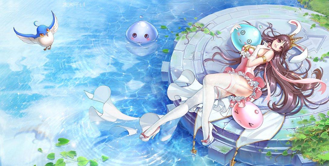 漂亮少女夏日秀